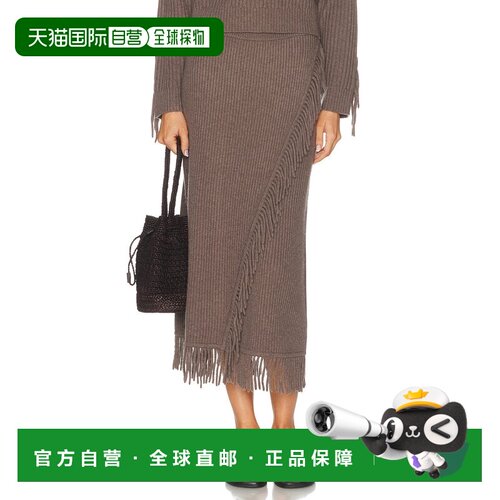 香港直邮Simkhai/Casey女士中长裙半身裙a字裙 【付后1h可退】