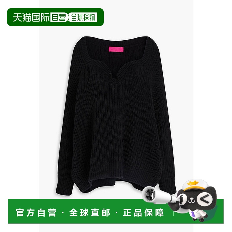 1小时内可退 香港直邮Valentino 华伦天奴 女士 罗纹羊毛毛衣 B0K