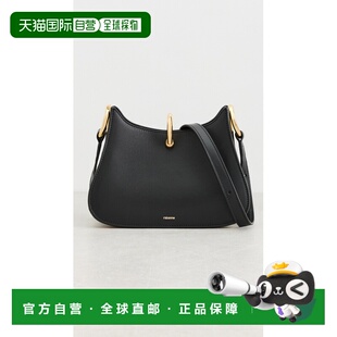 1h可退 香港直邮Rabanne 女士 小号圆环包包 black黑色 舒适时尚