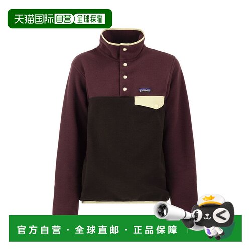 香港直邮Patagonia 女士夹克 25455DNBR CO 酒红色 Recycled flee