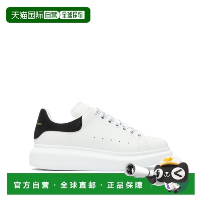 1h可退 香港直邮mcqueen 亚历山大 麦昆 女士 白色皮质橡胶运动鞋
