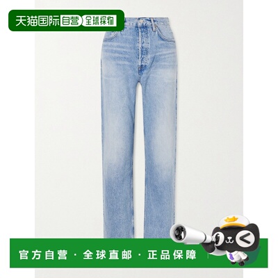 香港直邮AGOLDE 女士 90S 中腰直筒牛仔裤直筒裤 A2941765STREAM