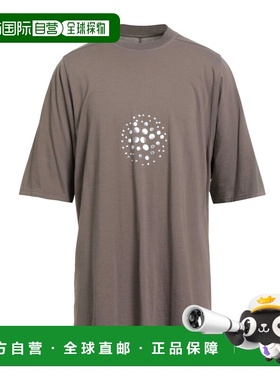 香港直邮rick owens 瑞克 欧文斯 男士 T恤 brown棕色 舒适时尚