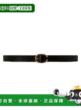 1h可退 香港直邮Ami Paris 男士 AMI - Ceinture Boucle Ovale 巴