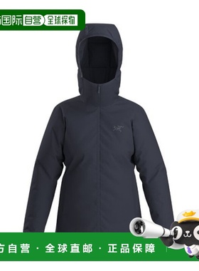 自营1h可退 欧洲直邮ARC TERYX/始祖鸟 ATOM女士蓝黑色尼龙夹克新