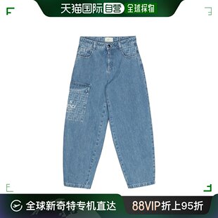 logo标识牛仔裤 香港直邮Fendi 男童 童装 芬迪 JUF099AMHX