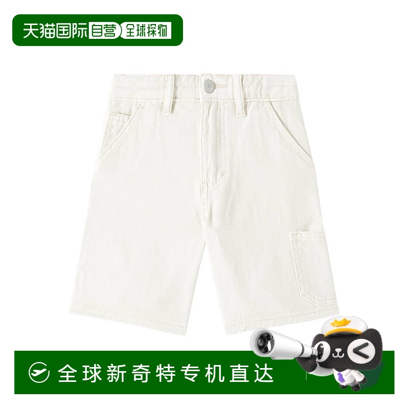 1小时内可退 香港直邮Molo 女童 Archie 棉质短裤童装 004177 whi