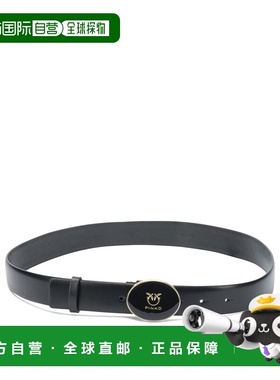 1h可退 香港直邮Pinko 品高 女士 黑色皮带腰带 105478A2QLZ99LBL