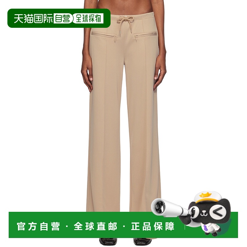 香港直邮Courreges Interlock抽绳休闲裤 124JPA204JS0091