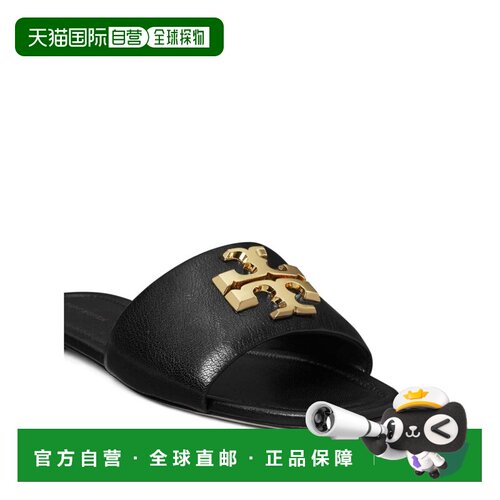 香港直邮TORY BURCH 女士凉鞋 157966006 CO 黑色 Eleanor Slide