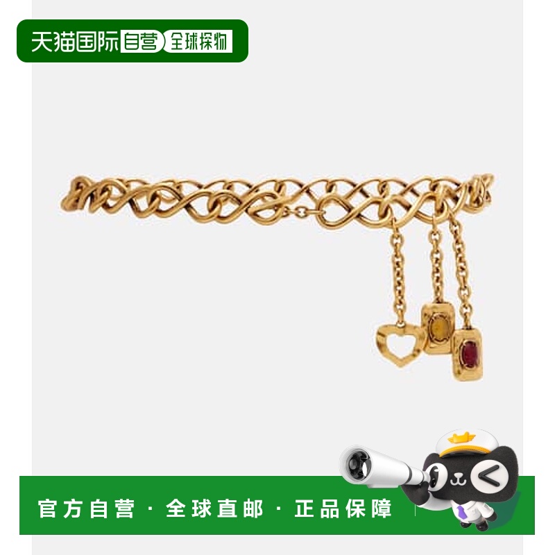 1h可退 香港直邮Saint Laurent 圣罗兰 女士 精饰腰链 metal金属