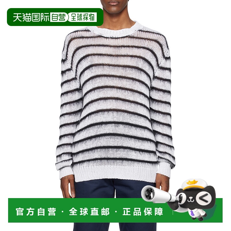 香港直邮Marni 圆领条纹毛衣 GCMG0381Q0UFCB21针织