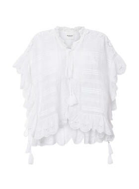 香港直邮ISABEL MARANT 女士 PAYTON 上衣 HT0768FAD1J05E20WH