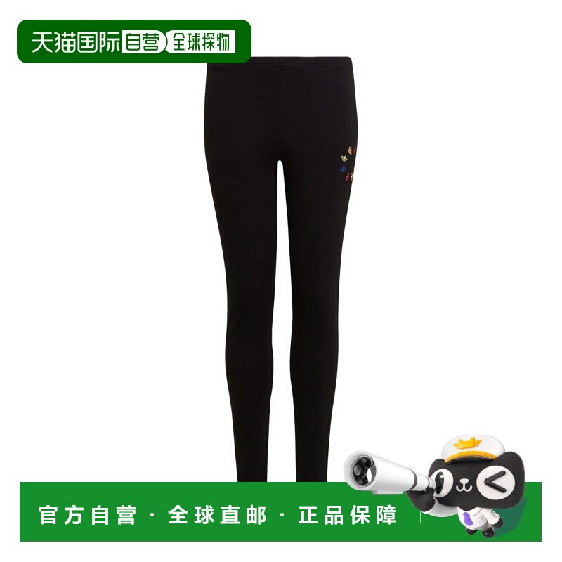 1h可退 香港直邮Adidas 女童 打底裤童装 HE4777TBLACK black黑色