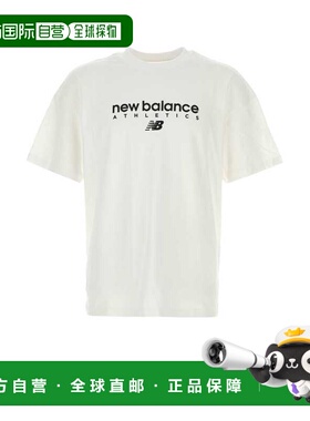 香港直邮New Balance  男士 白色棉质T恤 MT61D0U5WTWHITE