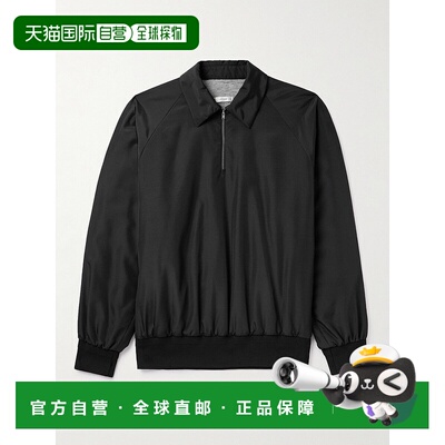 香港直邮The Row 男士 Dixon Shell 半拉链夹克 518W2845B羊绒