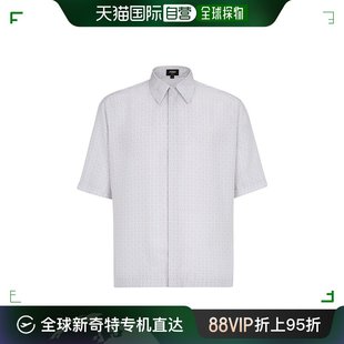 香港直邮Fendi FS0795AI8P 衬衫 徽标真丝短袖