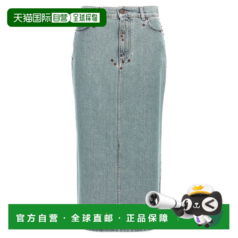 1h可退 香港直邮Moschino 莫斯奇诺 女士 腰带环半身群 J01185422