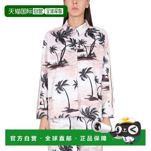 1h可退 香港直邮PALM ANGELS 女士衬衫 PWGA050S23FAB0016110 SS2