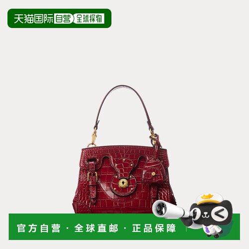 自营欧洲直邮Ralph Lauren拉夫劳伦 Soft Ricky 18女士皮革手提包