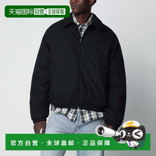 香港直邮Our Legacy 男士 Avenue Puffa 蓬松棉质尼龙黑色夹克 M2