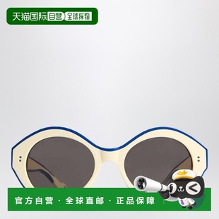 1h可退 香港直邮J.W. Anderson 女士 JWA07 BUMPER 太阳眼镜(蓝/)