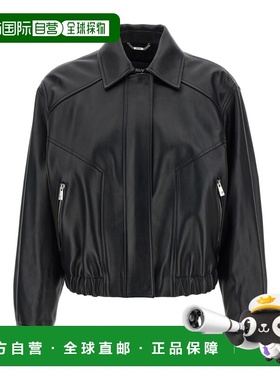 1h可退 香港直邮Versace 长袖皮夹克 10228131A16885