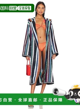 1h可退 香港直邮MISSONI 米索尼 女士 Chandler 连帽浴袍 1C3AC99