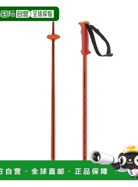 自营欧洲直邮Salomon萨洛蒙 POLARBâtons男女通用橙色铝合金滑雪