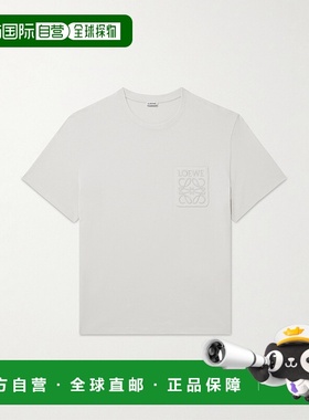 香港直邮1h可退 LOEWE 罗意威 男士 短袖T恤 H526Y22XBC grey灰色