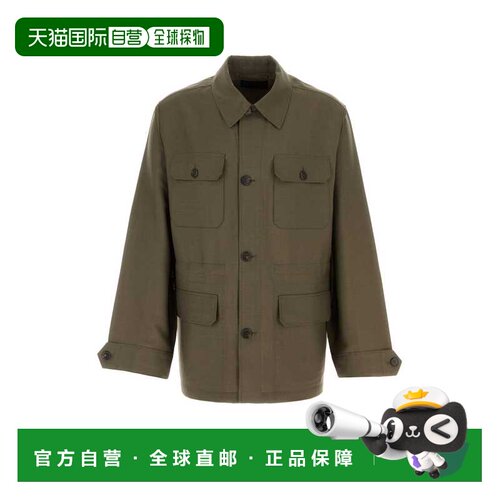 香港直邮PRADA 男士外套 SGD127SOOO12I1F0161 SS2026 绿色