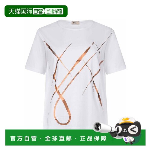 1h可退 香港直邮HERNO 女士T恤 JG000277D520091081 AW2025 白色