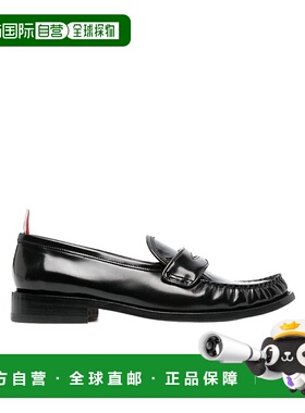 香港直邮Thom Browne SPAZZOLATO 褶裥一脚蹬乐福鞋 MFL106AL0043