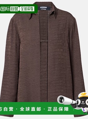 香港直邮Jacquemus 女士 Notte 上衣 brown棕色 舒适时尚