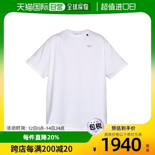 圆领T恤舒适OMAA038F19185011 香港直发off white白色棉质短袖