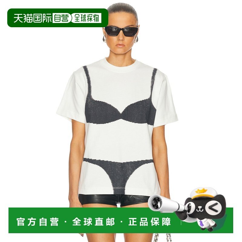 1h可退 香港直邮Marc Jacobs 马克 雅可布 女士 文胸式方形T恤 2S,女装/女士精品,T恤,淘宝优惠券,粉丝福利购,淘宝优惠卷