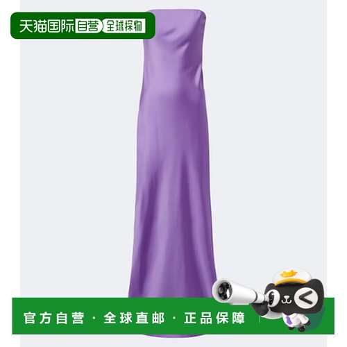 香港直邮NORMA KAMALI 诺玛 卡玛丽 女士 抹胸缎面睡裙