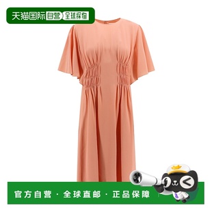 香港直邮Chloe 连衣裙 蔻依 圆领短袖 C24SRO01004 女士 1h可退
