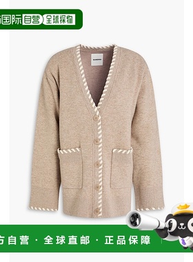 香港直邮Sandro 女士 Whipstitched 针织开衫 SFPCA01228BEIGE