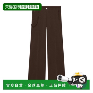 阔腿裤 香港直邮Courreges 休闲裤 325JPA426JS0250卫裤 宽松运动裤