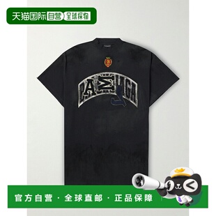 香港直邮Balenciaga 巴黎世家 男士 FADED 大廓形溜冰者T恤 73902