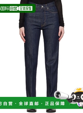 香港直邮AURALEE 女士 蓝色 Hard Twist Denim 5P 牛仔裤 A00P02D