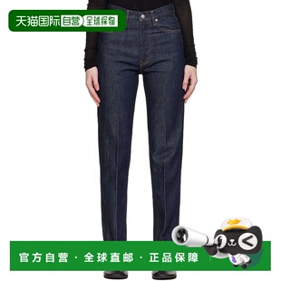 香港直邮AURALEE 女士 蓝色 Hard Twist Denim 5P 牛仔裤 A00P02D