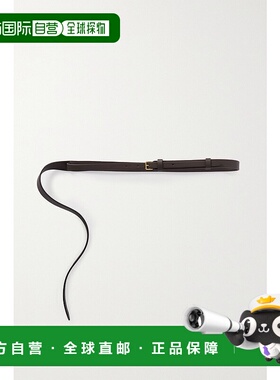 1h可退 香港直邮The Row 女士 皮革腰带 W1528L52 brown棕色 舒适