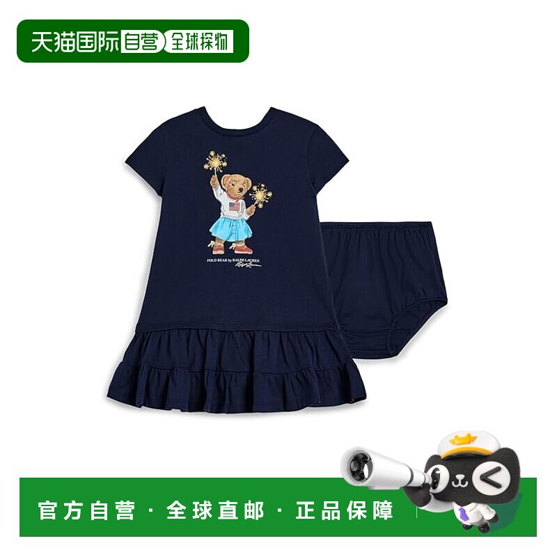 美国直邮PoloRalphLaurenPolo拉夫 劳伦女童连衣裙【付后1h可退】图片