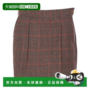 香港直邮Chloe 25AJU17097蔻依 格纹短裙