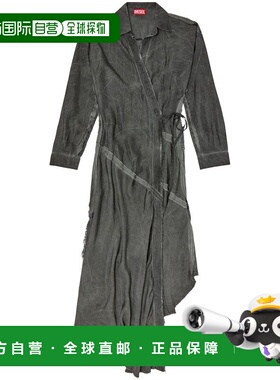 1h可退 香港直邮Diesel 迪赛 女士 灰色 D-Raven-Q1 连衣裙 A1731