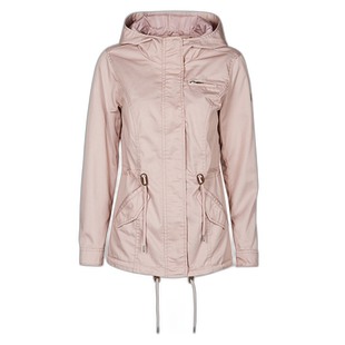 欧洲直邮Only 女士 ONLLORCA 派克大衣 玫瑰色夹克
