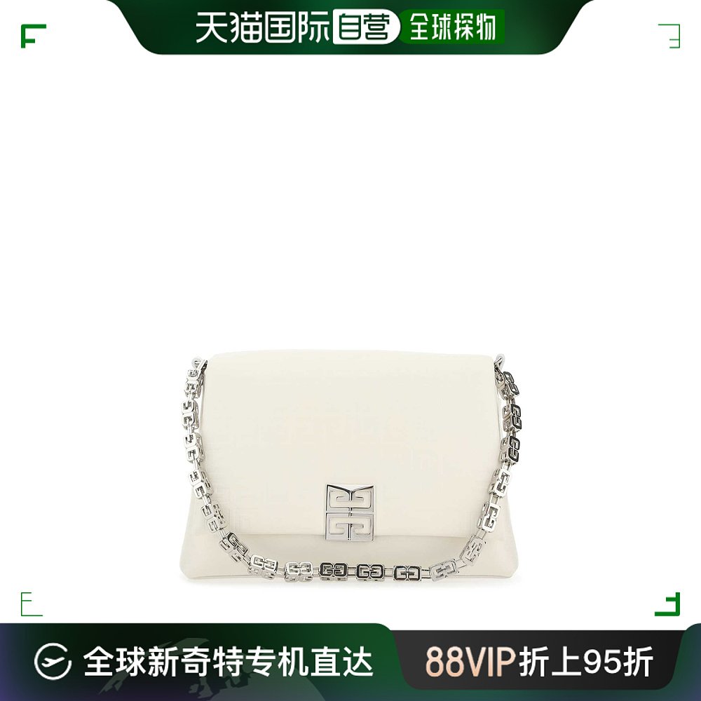 香港直邮Givenchy 女士Ivory leather medium 4G Soft shoulder b