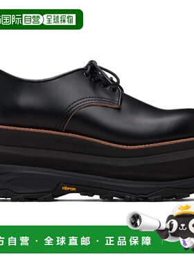 1h可退 香港直邮Sacai 男士 黑色德比鞋 SCM339001BLACK black黑